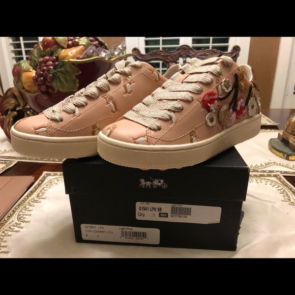 Coach cherry sneakers Clearance